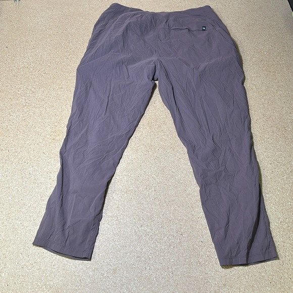 Mountain Hardware Pants Womens Sz XL Mauve DYNAMA Ankle Pull On Stretch G3 - Picture 4 of 7